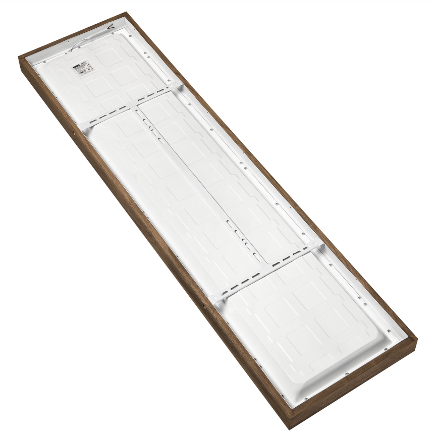 Brilagi - LED Prigušiva plafonjera za kupatilo WOODY FRAME LED/50W/230V hrast 120x30 cm 3000-6000K IP44 + Daljinski upravljač