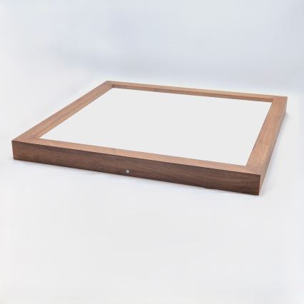 Brilagi - LED Prigušiva plafonjera za kupatilo WOODY FRAME LED/50W/230V hrast 60x60 cm 3000-6000K IP44 + Daljinski upravljač