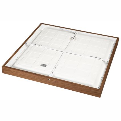 Brilagi - LED Prigušiva plafonjera za kupatilo WOODY FRAME LED/50W/230V hrast 60x60 cm 3000-6000K IP44 + Daljinski upravljač