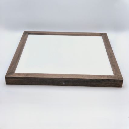 Brilagi - LED Prigušiva plafonjera za kupatilo WOODY FRAME LED/50W/230V hrast 60x60 cm 3000-6000K IP44 + Daljinski upravljač