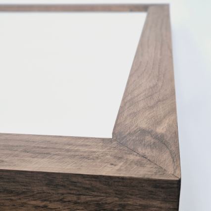Brilagi - LED Prigušiva plafonjera za kupatilo WOODY FRAME LED/50W/230V hrast 60x60 cm 3000-6000K IP44 + Daljinski upravljač