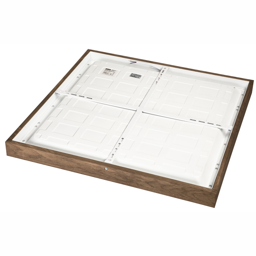 Brilagi - LED Prigušiva plafonjera za kupatilo WOODY FRAME LED/50W/230V hrast 60x60 cm 3000-6000K IP44 + Daljinski upravljač