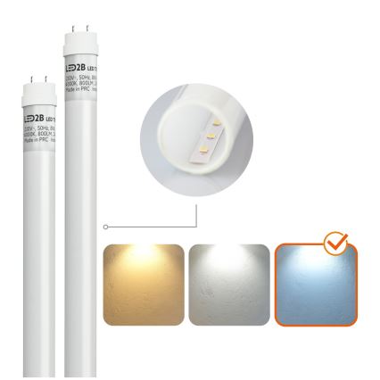 Brilagi - LED Radna fluorescentna cev OPTIMA T8 2xG13/18W/230V 6500K IP65 128 cm