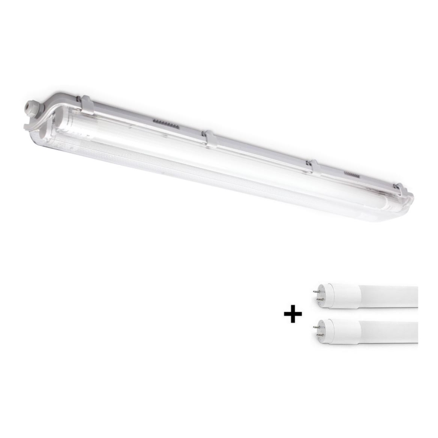Brilagi - LED Radna fluorescentna cev OPTIMA T8 2xG13/9W/230V 4000K IP65 67,5 cm