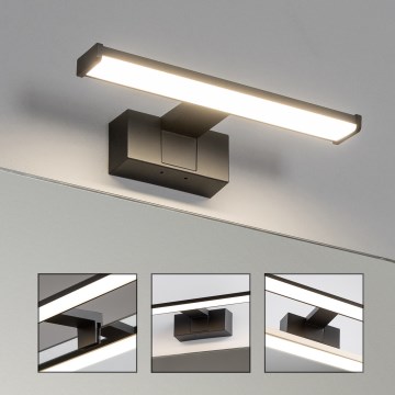 Brilagi - LED rasveta za kupatilsko ogledalo 3u1 VESTRA LED/6W/230V 30 cm IP44 crna