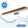 Brilagi - LED Rasveta za ogledalo u kupatilu WOODY MIRROR LED/12W/230V 60 cm IP44 hrast/sjajni krom