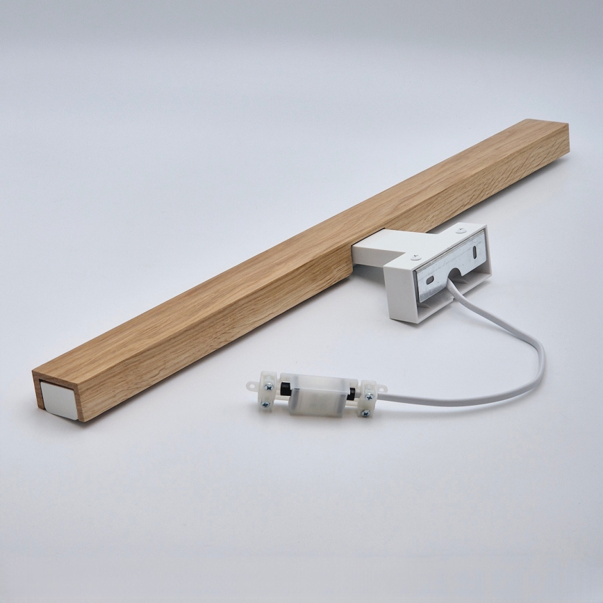 Brilagi - LED Rasveta za ogledalo u kupatilu WOODY MIRROR LED/12W/230V 60 cm IP44 hrast/bela