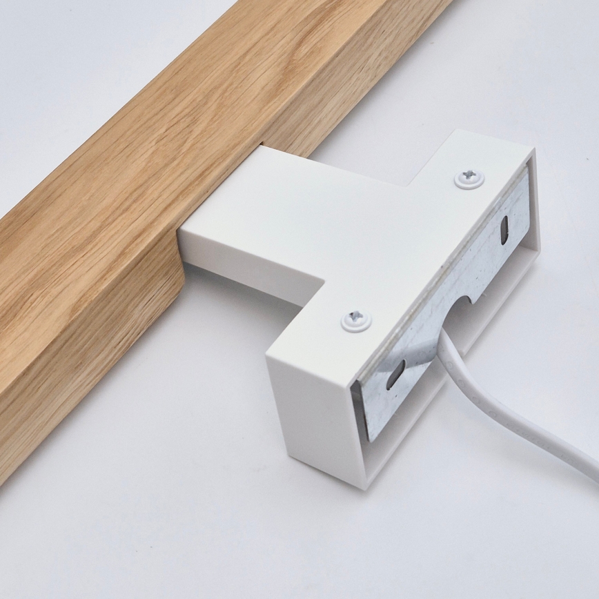 Brilagi - LED Rasveta za ogledalo u kupatilu WOODY MIRROR LED/12W/230V 60 cm IP44 hrast/bela
