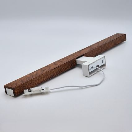 Brilagi - LED Rasveta za ogledalo u kupatilu WOODY MIRROR LED/12W/230V 60 cm IP44 hrast/bela
