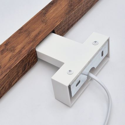 Brilagi - LED Rasveta za ogledalo u kupatilu WOODY MIRROR LED/12W/230V 60 cm IP44 hrast/bela