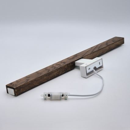 Brilagi - LED Rasveta za ogledalo u kupatilu WOODY MIRROR LED/12W/230V 60 cm IP44 hrast/bela