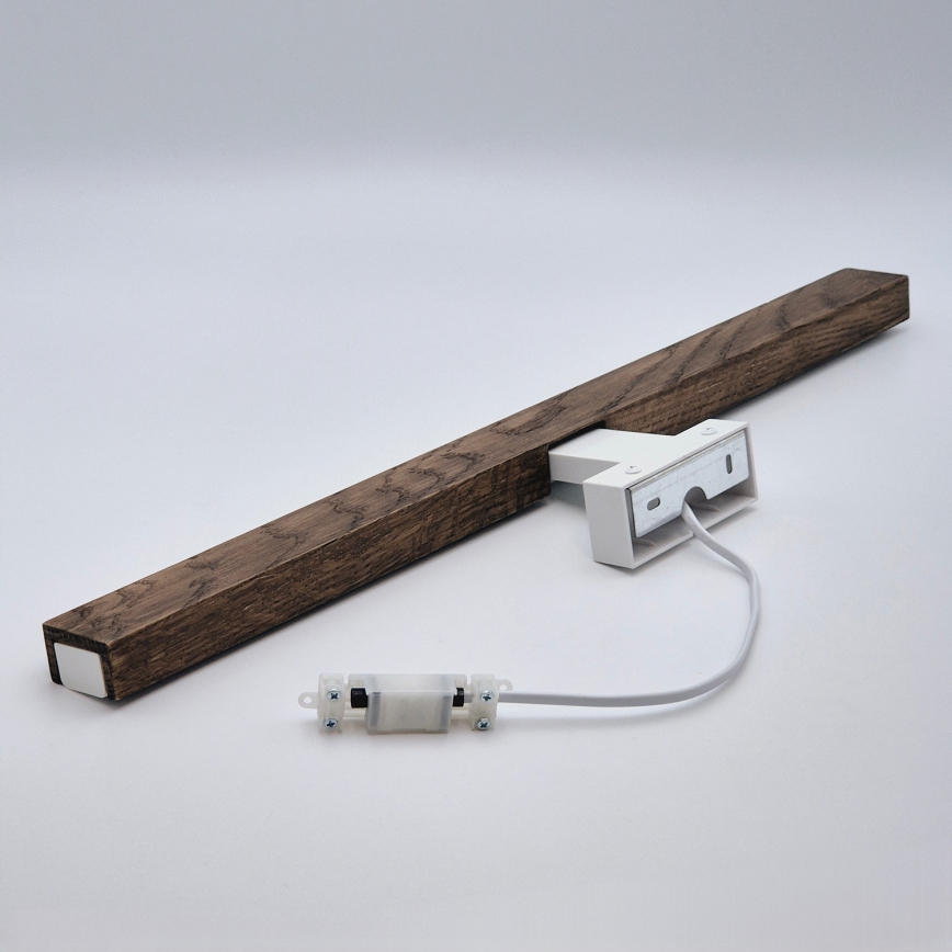 Brilagi - LED Rasveta za ogledalo u kupatilu WOODY MIRROR LED/12W/230V 60 cm IP44 hrast/bela