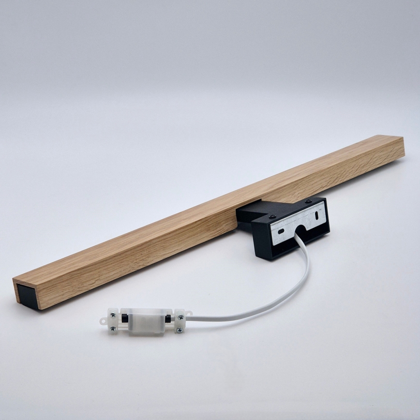 Brilagi - LED Rasveta za ogledalo u kupatilu WOODY MIRROR LED/12W/230V 60 cm IP44 hrast/crno