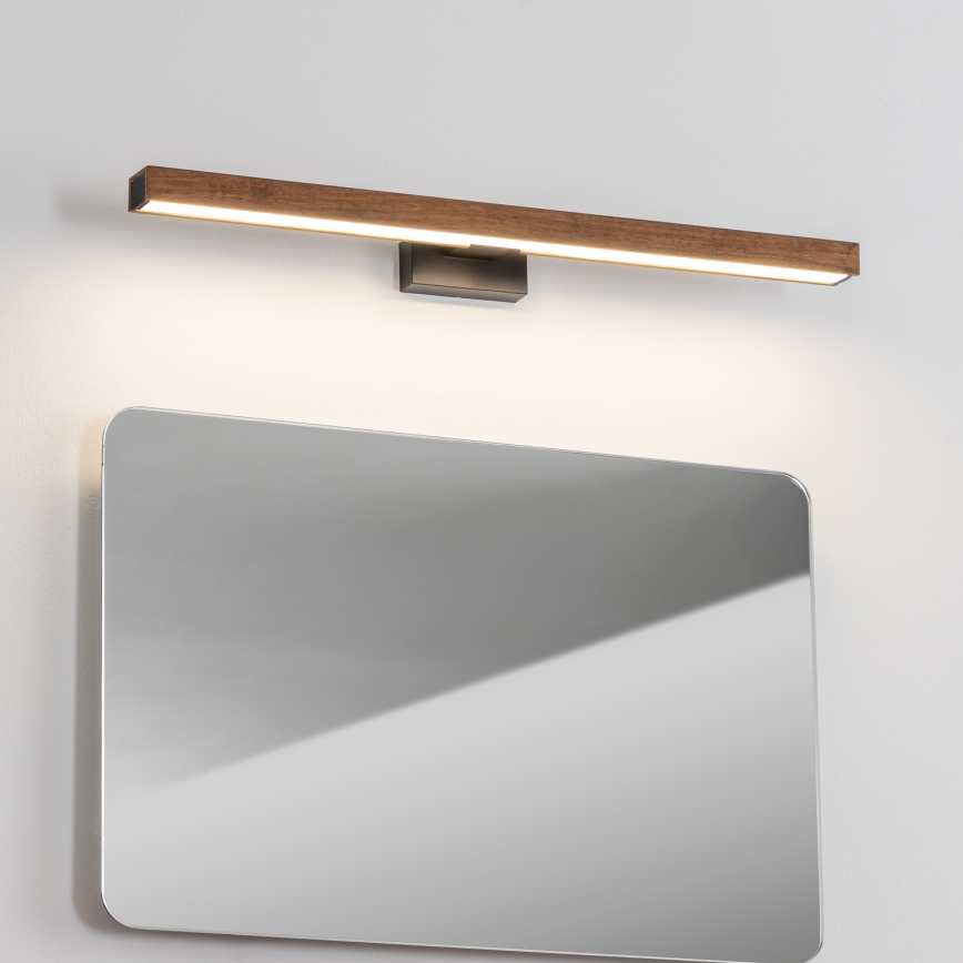 Brilagi - LED Rasveta za ogledalo u kupatilu WOODY MIRROR LED/12W/230V 60 cm IP44 hrast/crno