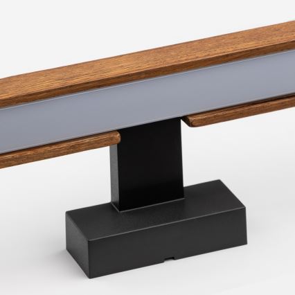Brilagi - LED Rasveta za ogledalo u kupatilu WOODY MIRROR LED/12W/230V 60 cm IP44 hrast/crno