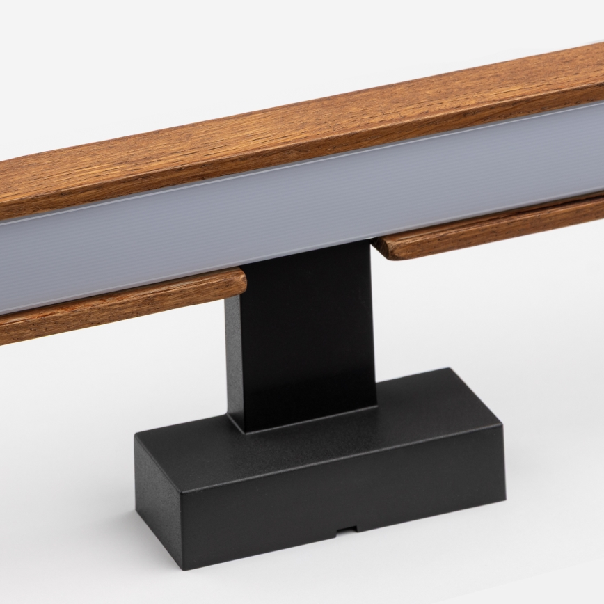 Brilagi - LED Rasveta za ogledalo u kupatilu WOODY MIRROR LED/12W/230V 60 cm IP44 hrast/crno