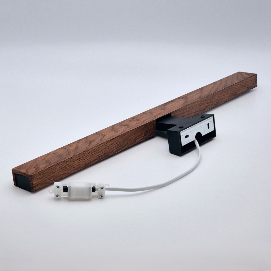 Brilagi - LED Rasveta za ogledalo u kupatilu WOODY MIRROR LED/12W/230V 60 cm IP44 hrast/crno