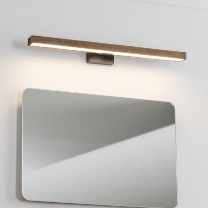 Brilagi - LED Rasveta za ogledalo u kupatilu WOODY MIRROR LED/12W/230V 60 cm IP44 hrast/crno