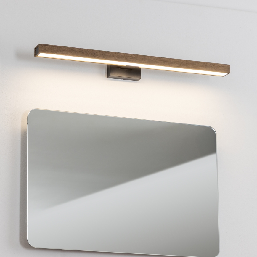 Brilagi - LED Rasveta za ogledalo u kupatilu WOODY MIRROR LED/12W/230V 60 cm IP44 hrast/crno