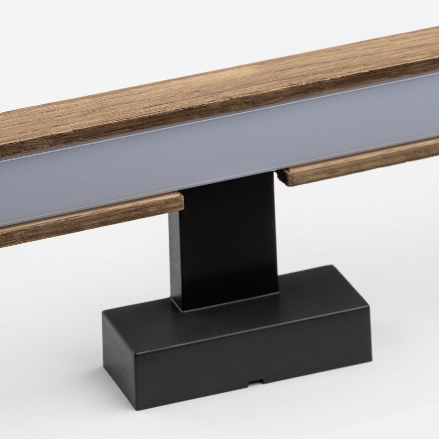 Brilagi - LED Rasveta za ogledalo u kupatilu WOODY MIRROR LED/12W/230V 60 cm IP44 hrast/crno