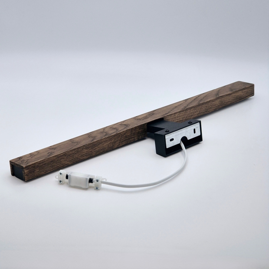 Brilagi - LED Rasveta za ogledalo u kupatilu WOODY MIRROR LED/12W/230V 60 cm IP44 hrast/crno