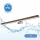 Brilagi - LED Rasveta za ogledalo u kupatilu WOODY MIRROR LED/15W/230V 90 cm IP44 hrast/sjajni krom