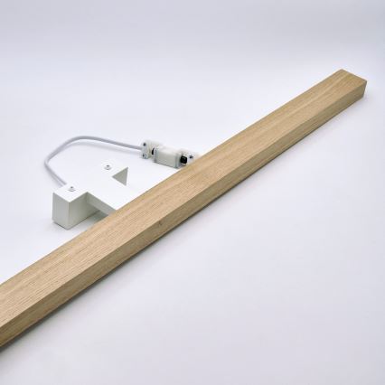 Brilagi - LED Rasveta za ogledalo u kupatilu WOODY MIRROR LED/15W/230V 90 cm IP44 hrast/bela