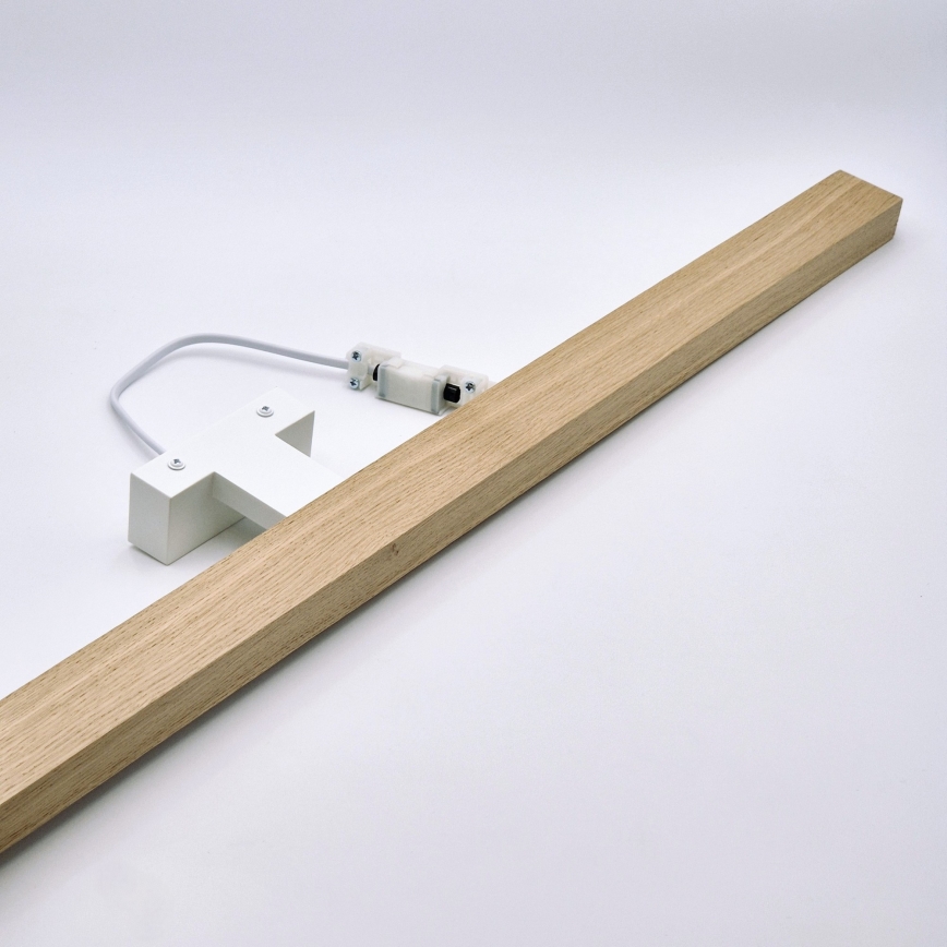 Brilagi - LED Rasveta za ogledalo u kupatilu WOODY MIRROR LED/15W/230V 90 cm IP44 hrast/bela