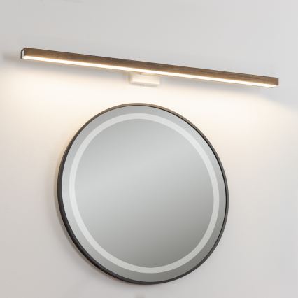 Brilagi - LED Rasveta za ogledalo u kupatilu WOODY MIRROR LED/15W/230V 90 cm IP44 hrast/bela