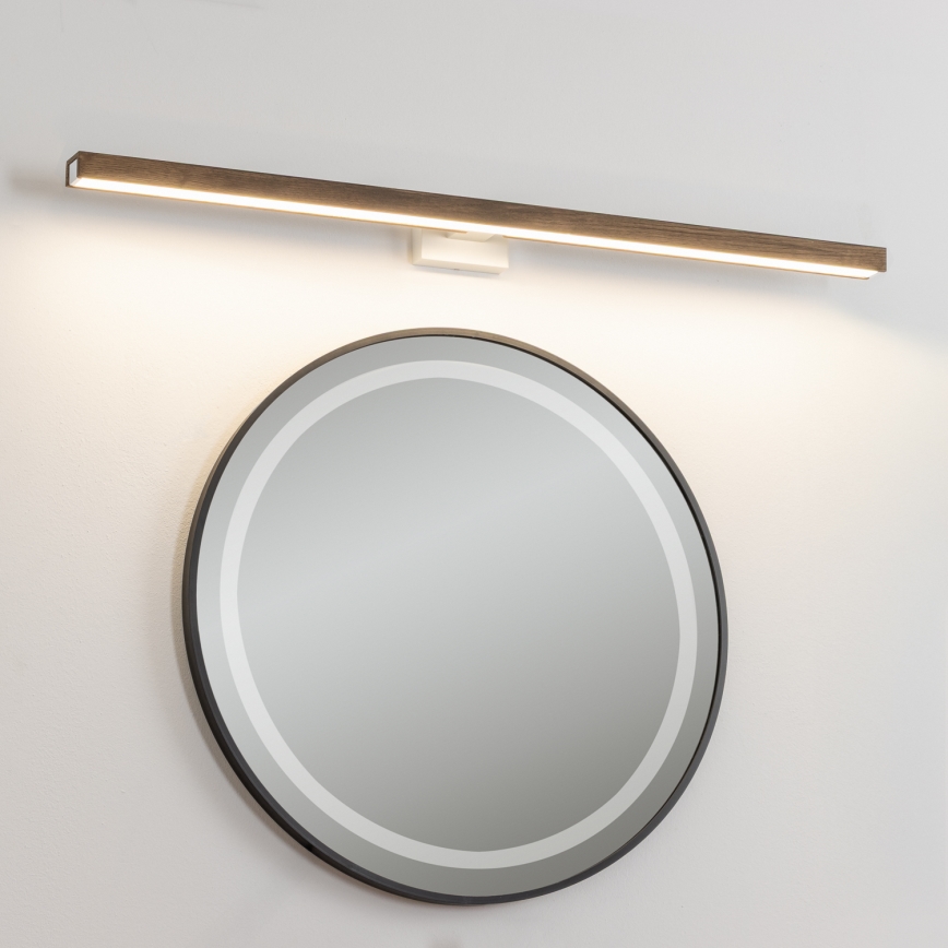 Brilagi - LED Rasveta za ogledalo u kupatilu WOODY MIRROR LED/15W/230V 90 cm IP44 hrast/bela