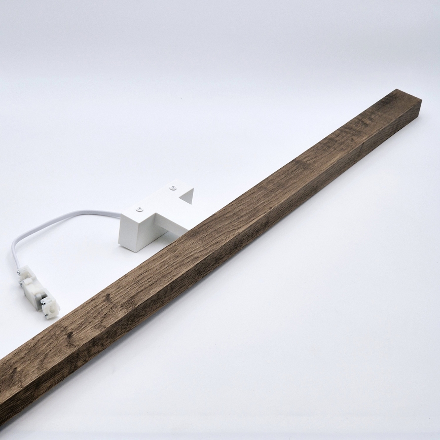 Brilagi - LED Rasveta za ogledalo u kupatilu WOODY MIRROR LED/15W/230V 90 cm IP44 hrast/bela