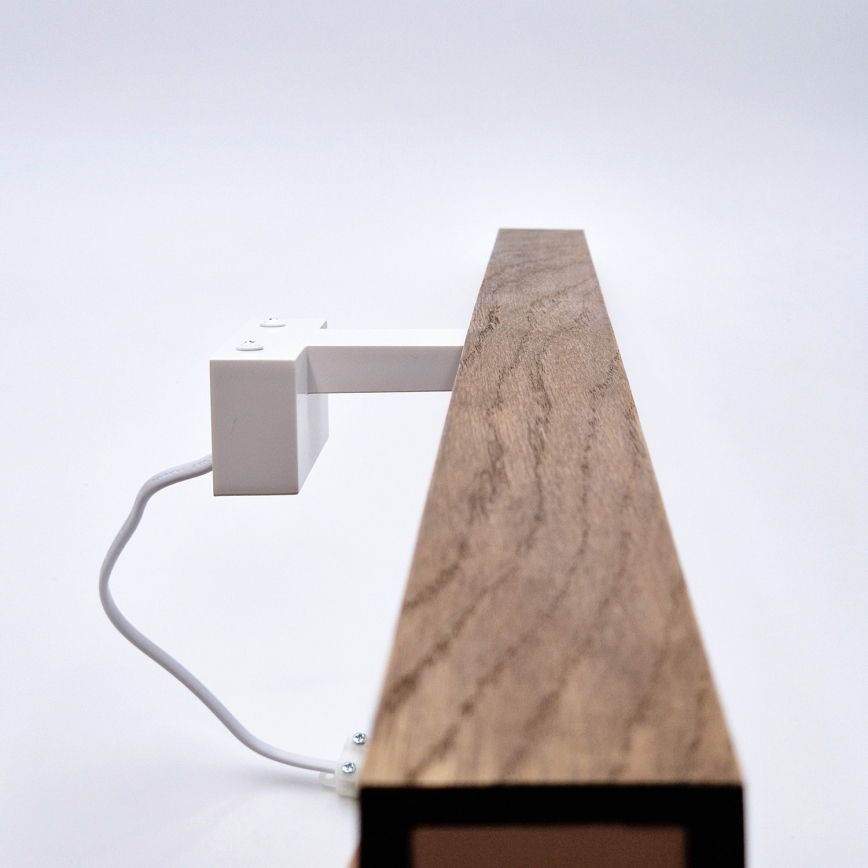 Brilagi - LED Rasveta za ogledalo u kupatilu WOODY MIRROR LED/15W/230V 90 cm IP44 hrast/bela