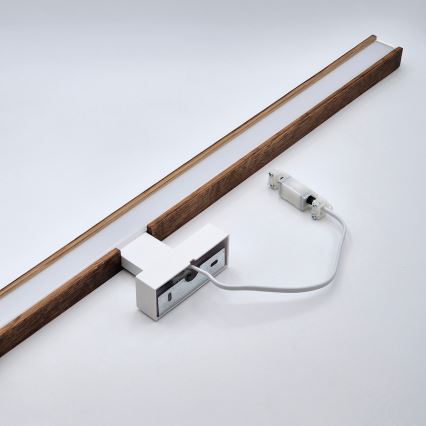 Brilagi - LED Rasveta za ogledalo u kupatilu WOODY MIRROR LED/15W/230V 90 cm IP44 hrast/bela