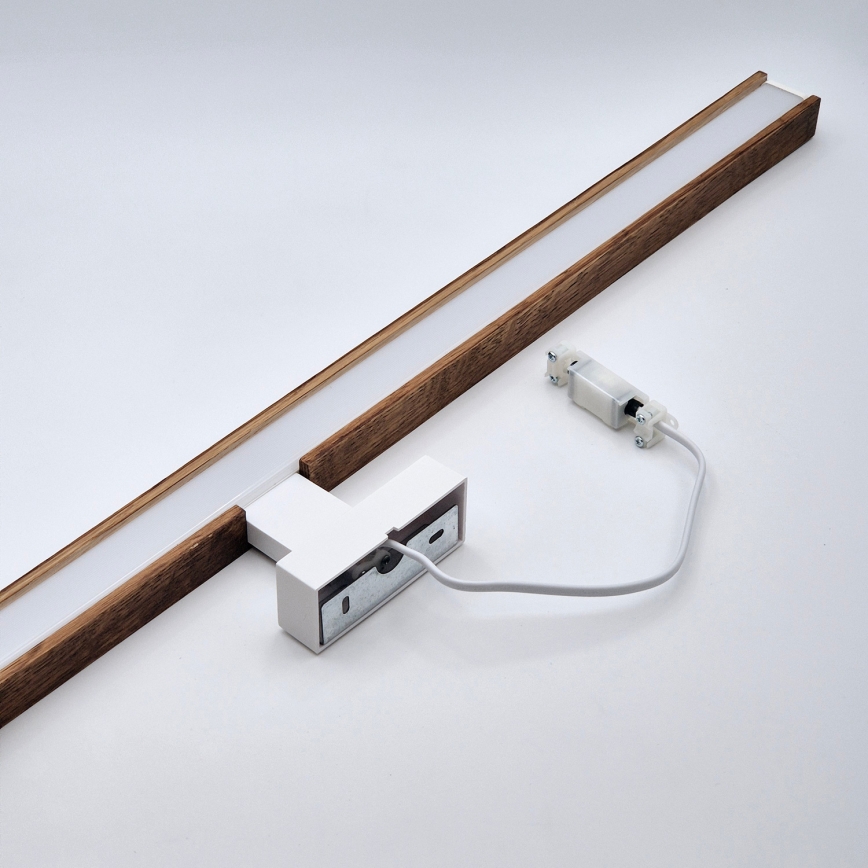 Brilagi - LED Rasveta za ogledalo u kupatilu WOODY MIRROR LED/15W/230V 90 cm IP44 hrast/bela