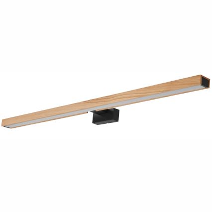 Brilagi - LED Rasveta za ogledalo u kupatilu WOODY MIRROR LED/15W/230V 90 cm IP44 hrast/crno