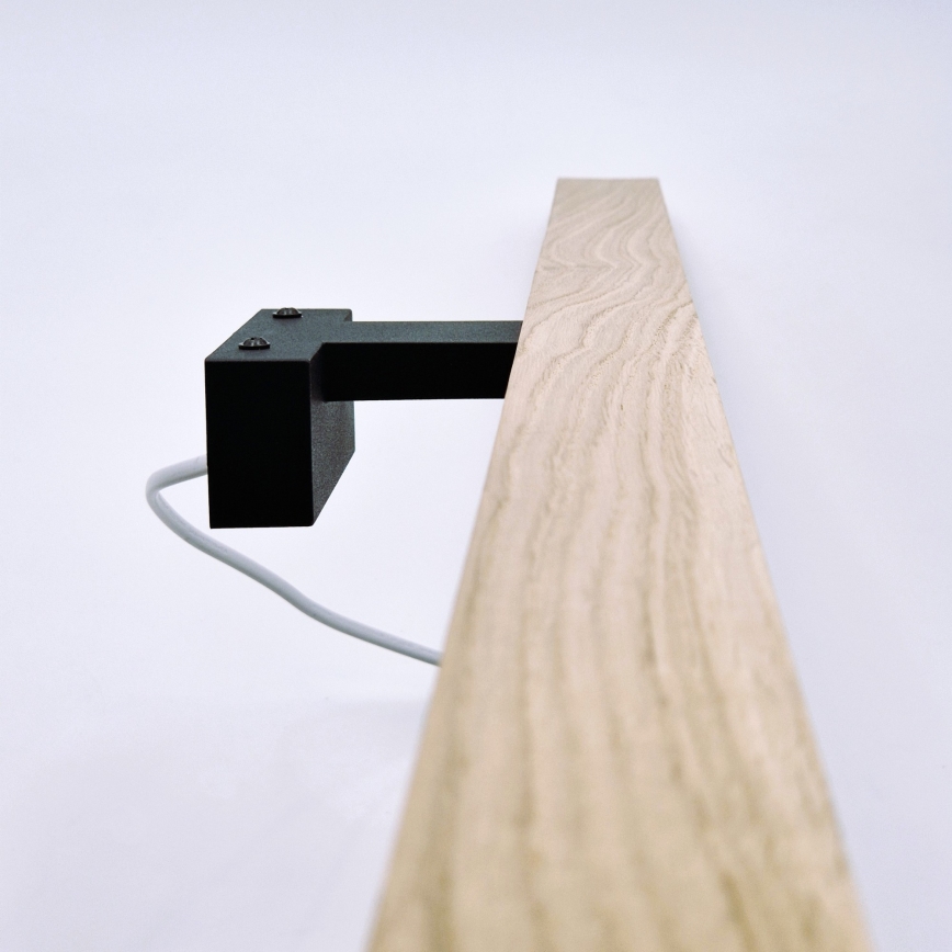 Brilagi - LED Rasveta za ogledalo u kupatilu WOODY MIRROR LED/15W/230V 90 cm IP44 hrast/crno