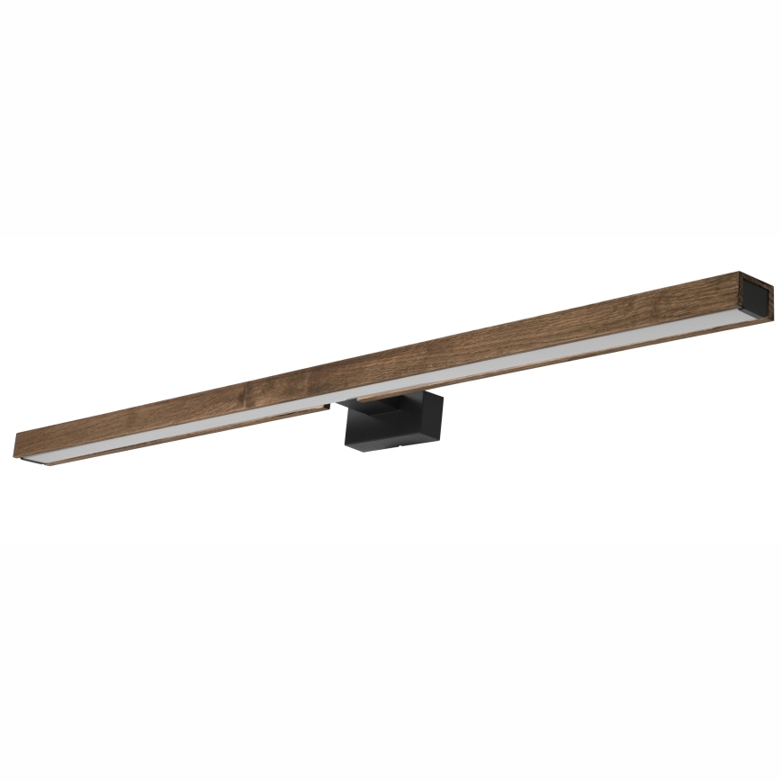 Brilagi - LED Rasveta za ogledalo u kupatilu WOODY MIRROR LED/15W/230V 90 cm IP44 hrast orah/crno