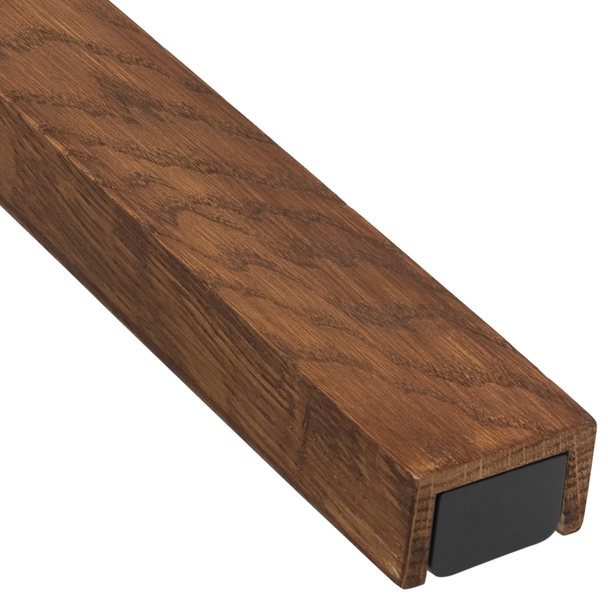 Brilagi - LED Rasveta za ogledalo u kupatilu WOODY MIRROR LED/15W/230V 90 cm IP44 hrast trešnja/crno
