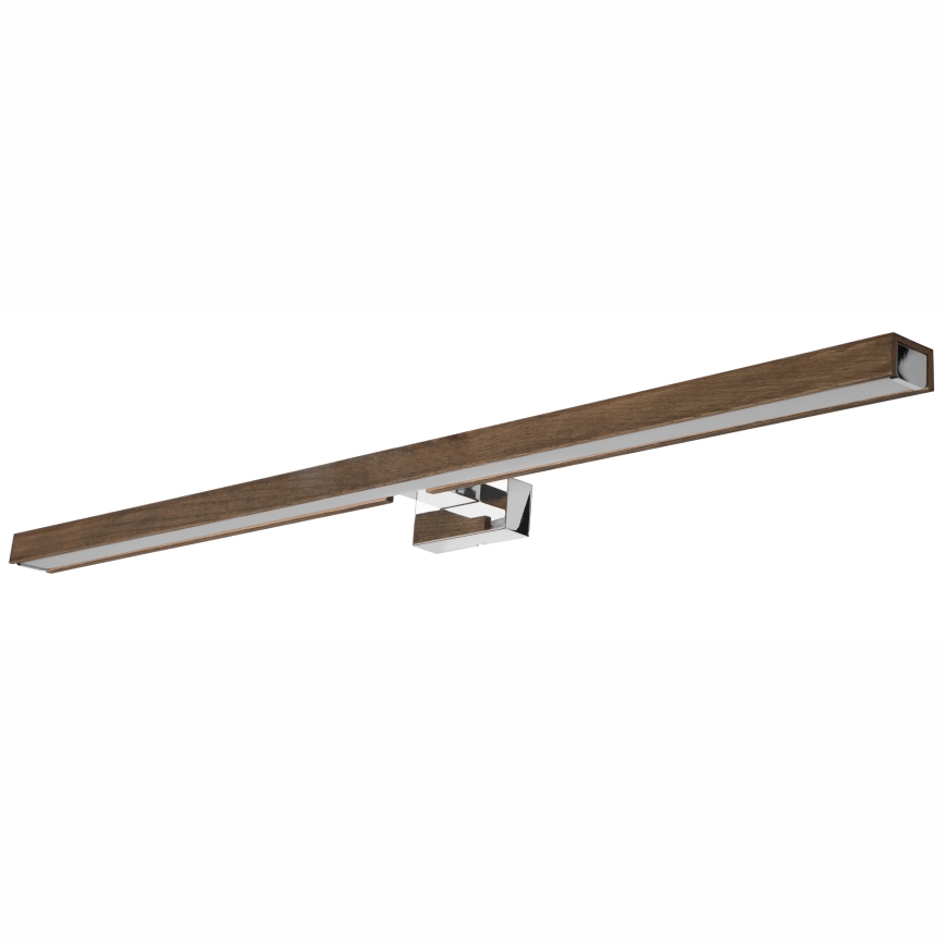 Brilagi - LED Rasveta za ogledalo u kupatilu WOODY MIRROR LED/15W/230V 90 cm IP44 hrast/sjajni krom