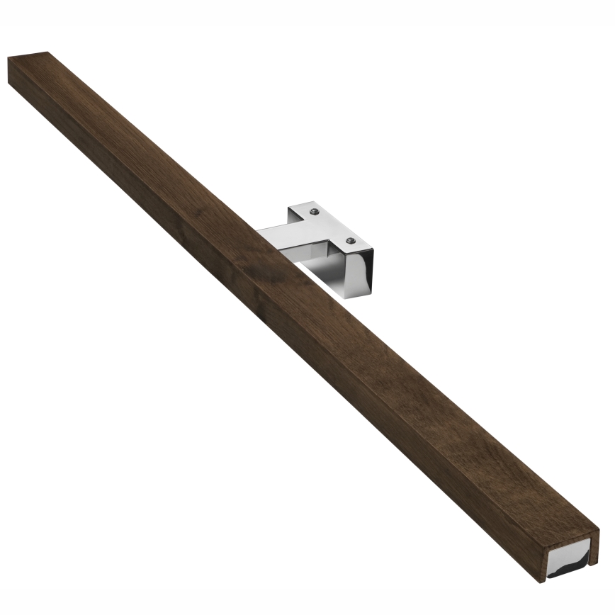 Brilagi - LED Rasveta za ogledalo u kupatilu WOODY MIRROR LED/15W/230V 90 cm IP44 hrast/sjajni krom