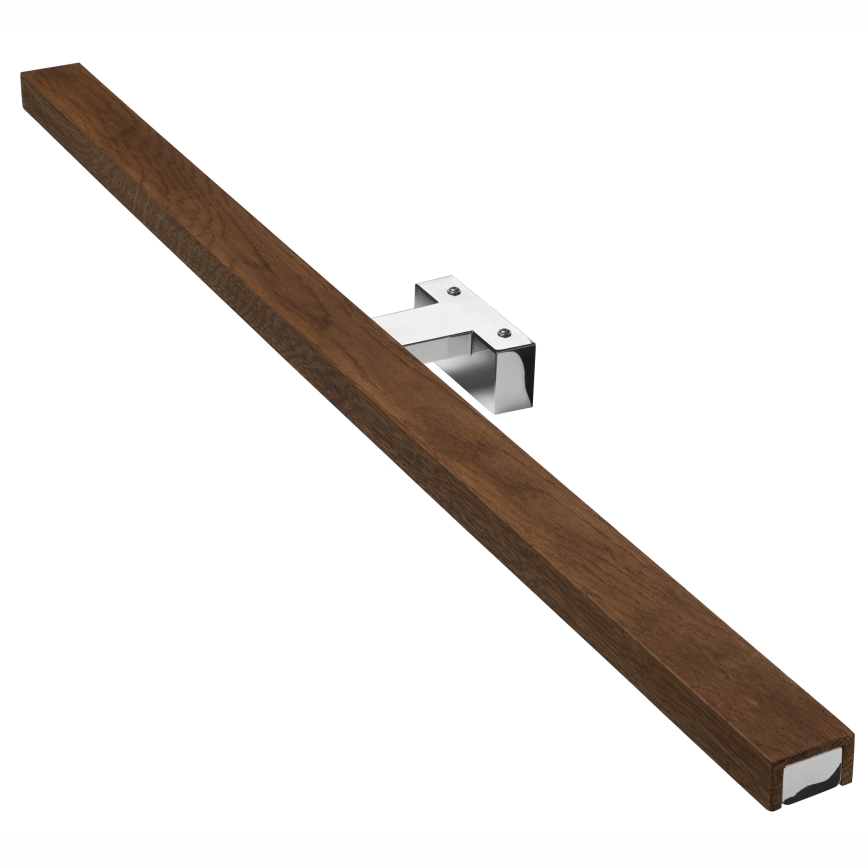 Brilagi - LED Rasveta za ogledalo u kupatilu WOODY MIRROR LED/15W/230V 90 cm IP44 hrast/sjajni krom