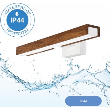 Brilagi - LED Rasveta za ogledalo u kupatilu WOODY MIRROR LED/8W/230V 40 cm IP44 hrast/bela