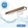 Brilagi - LED Rasveta za ogledalo u kupatilu WOODY MIRROR LED/8W/230V 40 cm IP44 hrast/bela