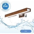 Brilagi - LED Rasveta za ogledalo u kupatilu WOODY MIRROR LED/8W/230V 40 cm IP44 hrast/sjajni krom