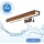 Brilagi - LED Rasveta za ogledalo u kupatilu WOODY MIRROR LED/8W/230V 40 cm IP44 hrast/sjajni krom