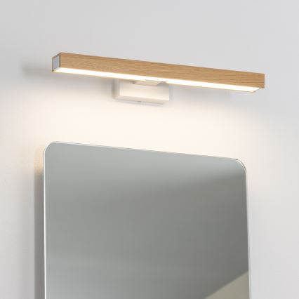 Brilagi - LED Rasveta za ogledalo u kupatilu WOODY MIRROR LED/8W/230V 40 cm IP44 hrast/bela