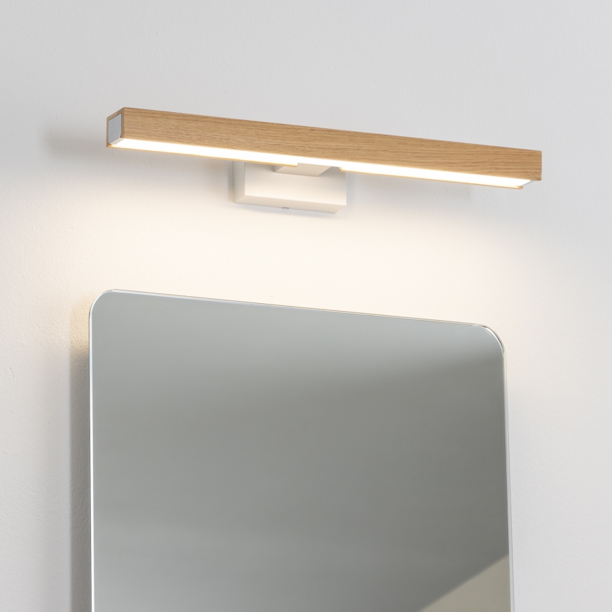 Brilagi - LED Rasveta za ogledalo u kupatilu WOODY MIRROR LED/8W/230V 40 cm IP44 hrast/bela