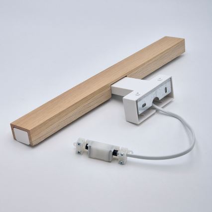 Brilagi - LED Rasveta za ogledalo u kupatilu WOODY MIRROR LED/8W/230V 40 cm IP44 hrast/bela