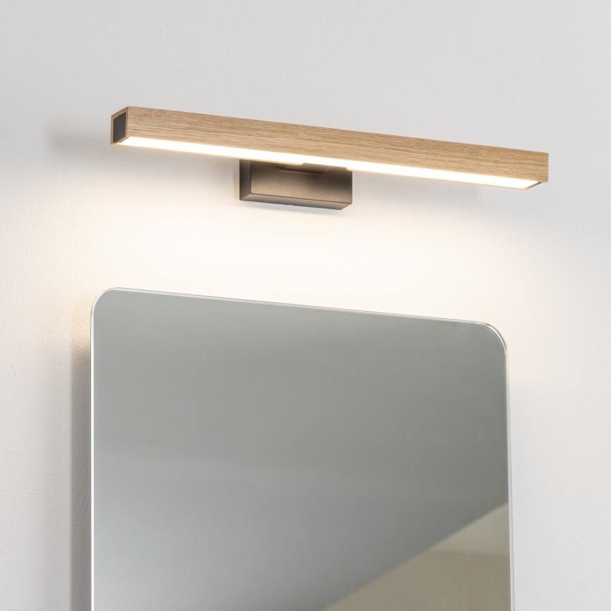 Brilagi - LED Rasveta za ogledalo u kupatilu WOODY MIRROR LED/8W/230V 40 cm IP44 hrast/crno