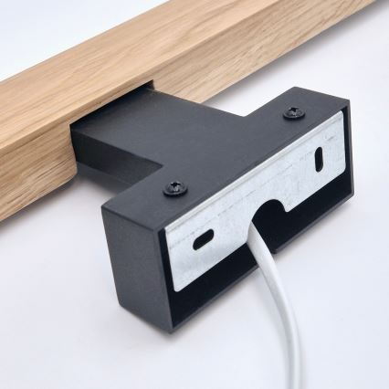 Brilagi - LED Rasveta za ogledalo u kupatilu WOODY MIRROR LED/8W/230V 40 cm IP44 hrast/crno
